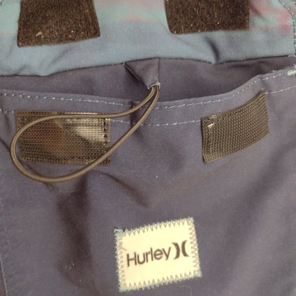 Hurley Phantom Striped Red & Blue Skate Surf Board Shorts - Picture 4 of 6